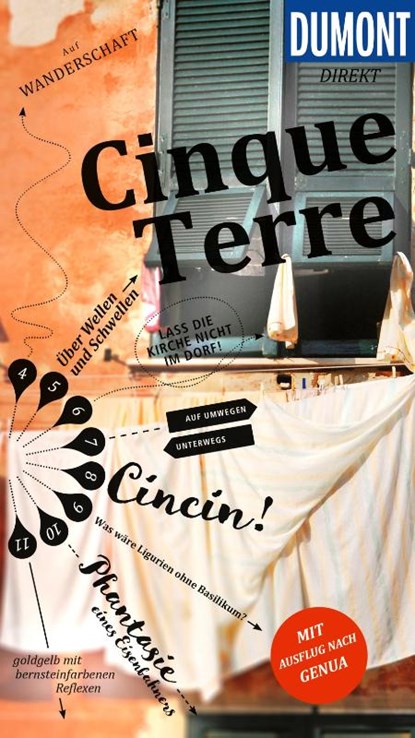 DUMONT direkt Reiseführer Cinque Terre, Hannah Hauer - Paperback - 9783616001432