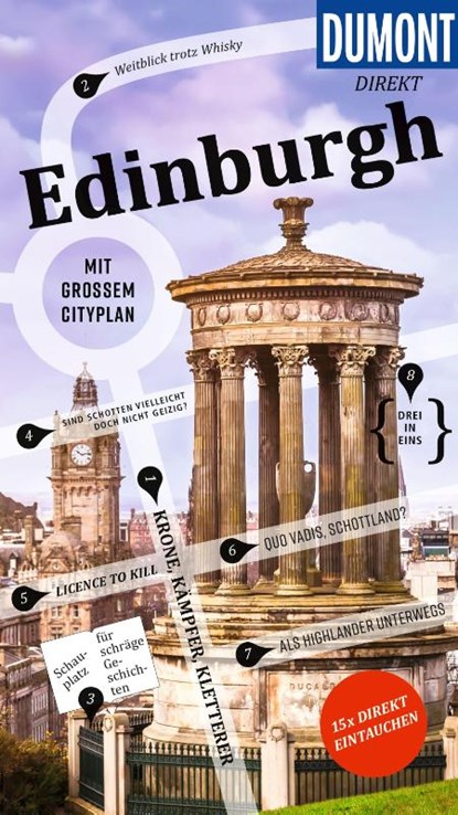 DUMONT direkt Reiseführer Edinburgh, Matthias Eickhoff - Paperback - 9783616001456