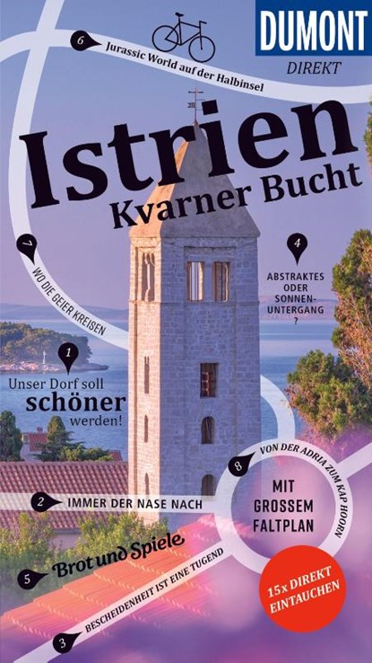 DUMONT direkt Reiseführer Istrien, Kvarner Bucht, Daniela Schetar - Paperback - 9783616001784