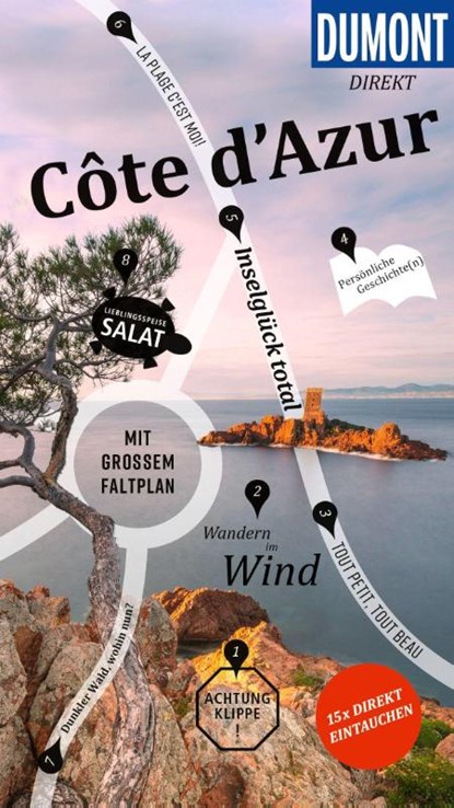 DUMONT direkt Reiseführer Côte d´Azur, Klaus Simon - Paperback - 9783616001814