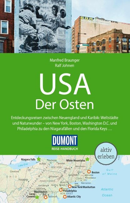 DUMONT Reise-Handbuch Reiseführer USA, Der Osten, Ralf Johnen ; Manfred Braunger - Paperback - 9783616016634
