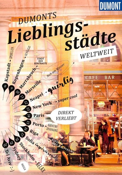 DUMONT Bildband DUMONTS Lieblingsstädte, Anita Ericson ; Klaus Simon ; Maria Luft ; Agnes Fazekas - Paperback - 9783616032382