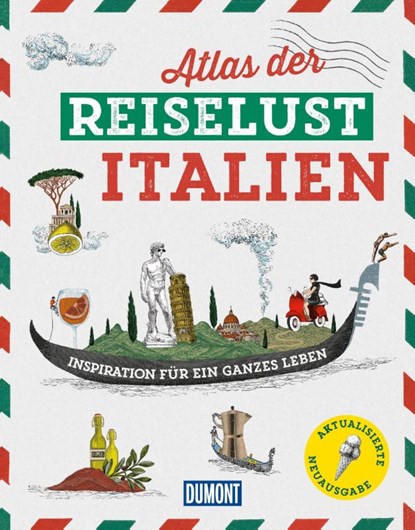 DUMONT Bildband Atlas der Reiselust Italien, Philippe Gloaguen - Gebonden - 9783616033204