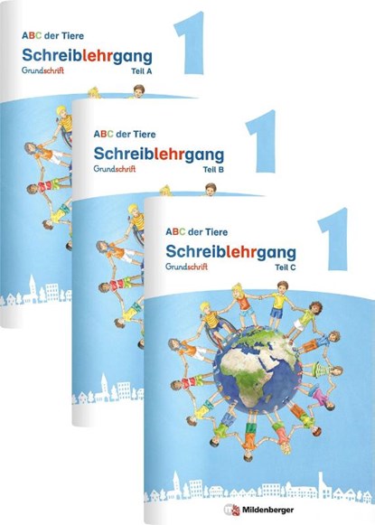 ABC der Tiere 1 Neubearbeitung - Schreiblehrgang Grundschrift, Teil A, B und C, Klaus Kuhn ; Mareike Hahn ; Kerstin Mrowka-Nienstedt - Paperback - 9783619147946