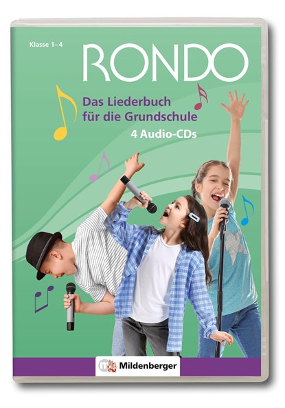 RONDO - Das Liederbuch für die Grundschule - 4 Audio CDs, Christian Crämer ;  Wolfgang Junge - AVM - 9783619170272