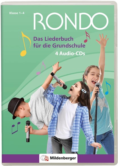 RONDO - Das Liederbuch für die Grundschule - 4 Audio CDs, Christian Crämer ;  Wolfgang Junge - AVM - 9783619170272