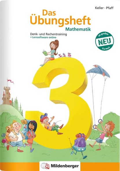 Das Übungsheft Mathematik 3 - DIN A4, Simon Hendrik ; Nina Hendrik - Gebonden - 9783619357550
