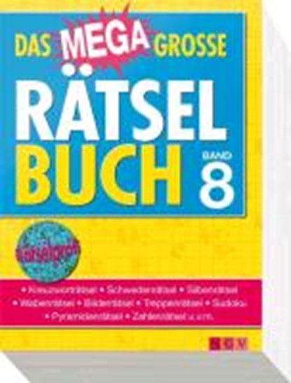 megagroße Rätselbuch 8, niet bekend - Paperback - 9783625137863