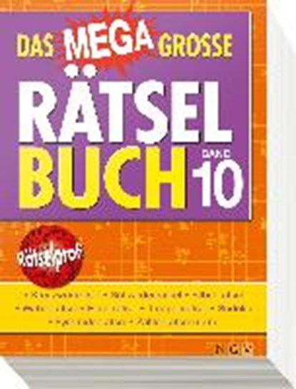 Das megagroße Rätselbuch Band 10, niet bekend - Paperback - 9783625171478