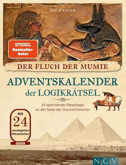 Der Fluch der Mumie Adventskalender der Logikrätsel, Philip Kiefer - Paperback - 9783625198215