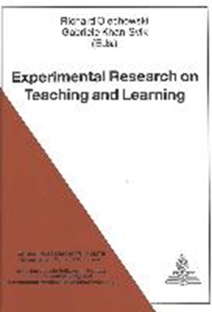 Experimental Research on Teaching and Learning, OLECHOWSKI,  Richard ; Khan-Svik, Gabriel - Gebonden - 9783631463796