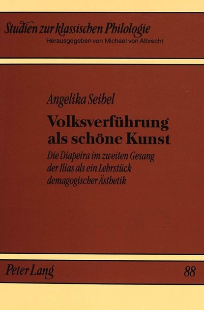 Volksverfuehrung ALS Schoene Kunst, Angelika Seibel - Paperback - 9783631467800