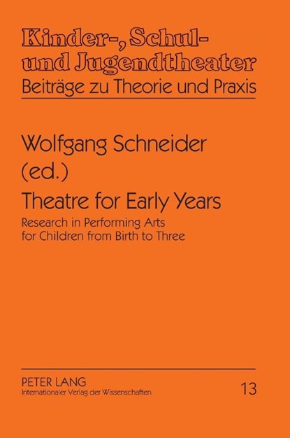 Theatre for Early Years, Wolfgang Schneider - Gebonden - 9783631592595