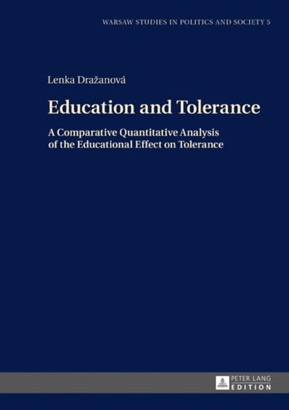 Education and Tolerance, Lenka Drazanova - Gebonden - 9783631718643