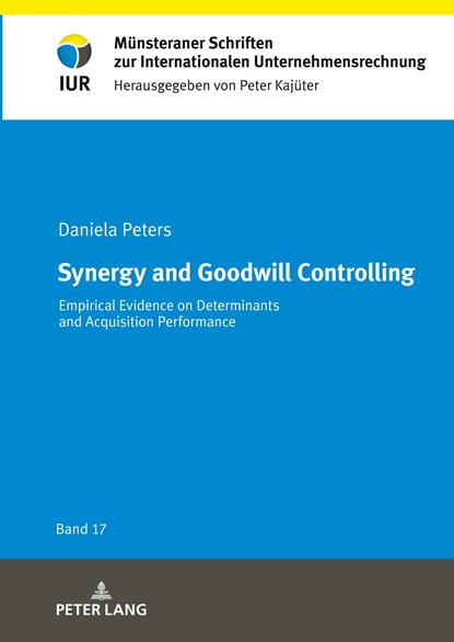 Synergy and Goodwill Controlling, Daniela Peters - Gebonden - 9783631782408