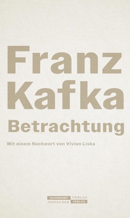 Betrachtung, Franz Kafka - Gebonden - 9783633543328