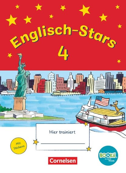 Englisch-Stars - BOOKii-Ausgabe - 4. Schuljahr. Übungsheft mit Lösungen, Barbara Gleich ; Irene Reindl ; Katrin Schmidt ; Britta Schöpe - Paperback - 9783637017528
