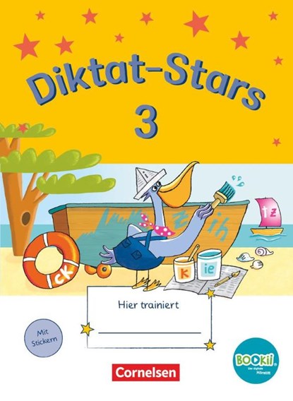 Diktat-Stars - BOOKii-Ausgabe - 3. Schuljahr. Übungsheft mit Lösungen, Maria Auer ; Johanna Schmidt-Büttner ; Birgit Weiß ; Kornelia Winkelmeyr - Paperback - 9783637017566