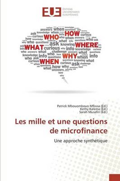 Les Mille Et Une Questions de Microfinance, niet bekend - Paperback - 9783639480368
