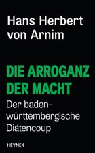 Die Arroganz der Macht | Hans Herbert von Arnim | 