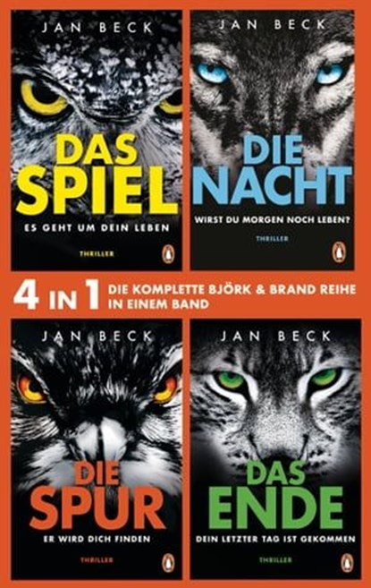 Die Björk und Brand Reihe Band 1-4: Das Spiel, Die Nacht, Die Spur, Das Ende (4in1-Bundle), Jan Beck - Ebook - 9783641308995