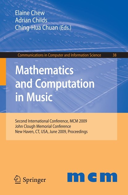 Mathematics and Computation in Music, niet bekend - Paperback - 9783642023934