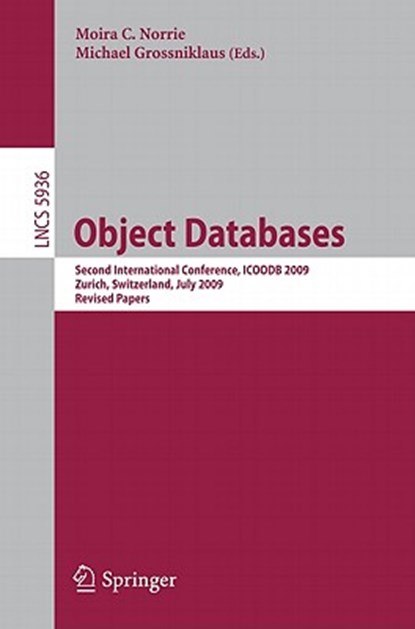 Object Databases, Moira C. Norrie ; Michael Grossniklaus - Paperback - 9783642146800