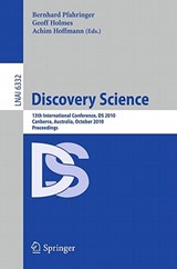 Discovery Science - Bernahrd Pfahringer - 9783642161834
