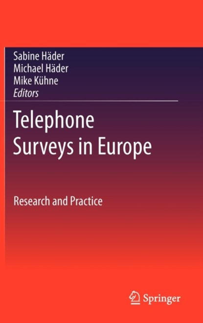 Telephone Surveys in Europe, niet bekend - Gebonden - 9783642254109