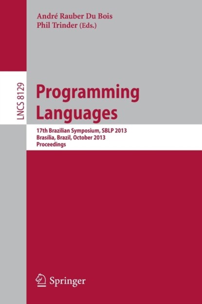 Programming Languages, niet bekend - Paperback - 9783642409219
