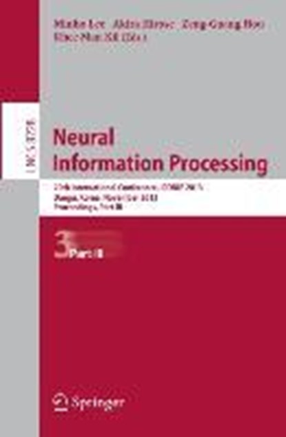 Neural Information Processing, niet bekend - Paperback - 9783642420504