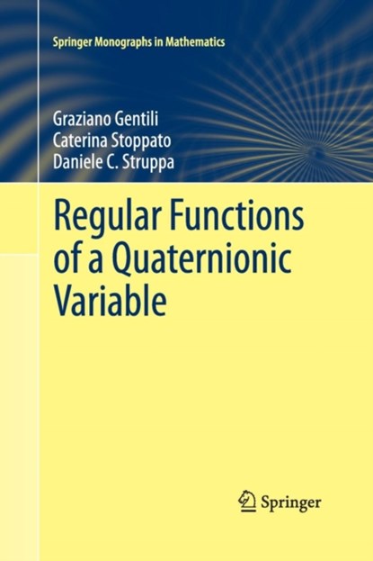 Regular Functions of a Quaternionic Variable, niet bekend - Paperback - 9783642440540