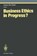 Business Ethics in Progress?, Hans De Geer - Paperback - 9783642788659