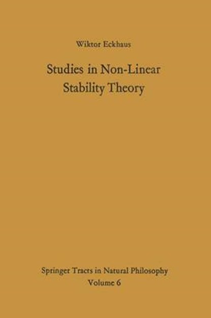 Studies in Non-Linear Stability Theory, Wiktor Eckhaus - Paperback - 9783642883194