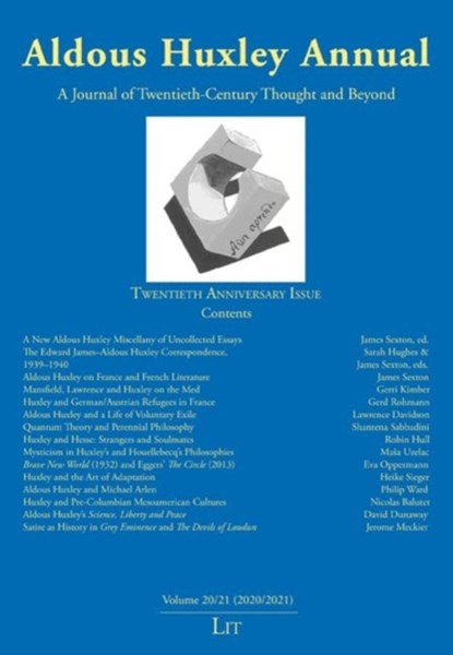 Aldous Huxley Annual, Lit Verlag - Paperback - 9783643914965