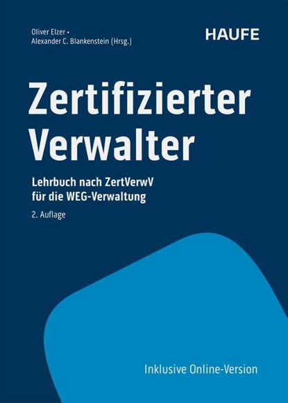 Zertifizierter Verwalter, Oliver Elzer ; Alexander C. Blankenstein - Gebonden - 9783648184288