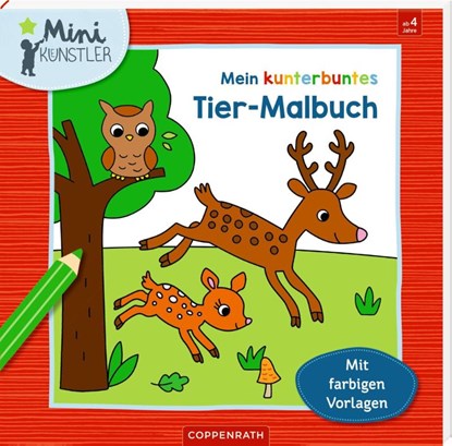 Mein kunterbuntes Tier-Malbuch, niet bekend - Paperback - 9783649647225