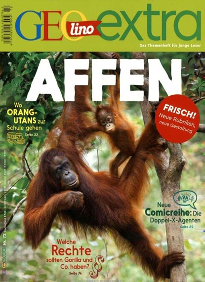 GEOlino extra 72/2018. Affen, Martin Verg - Paperback - 9783652007245