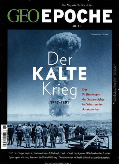 GEO Epoche 91/2018. Der Kalte Krieg, Michael Schaper - Paperback - 9783652007429