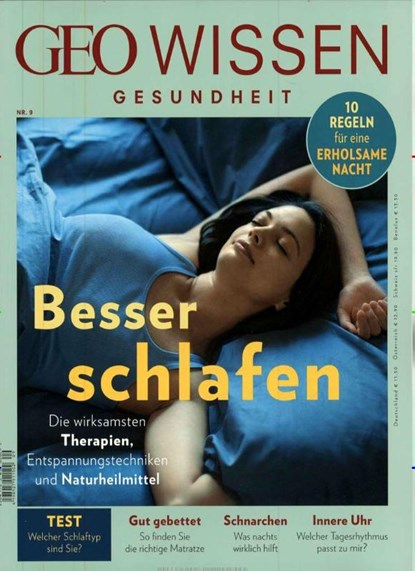 GEO Wissen Gesundheit / GEO Wissen Gesundheit 9/18 - Besser schlafen, Michael Schaper - Gebonden - 9783652008242