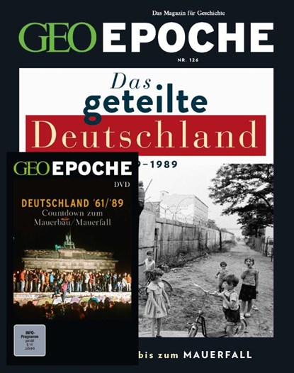 GEO Epoche mit DVD 126/2024 - Das geteilte Deutschland, Jürgen Schaefer ; Katharina Schmitz - Gebonden - 9783652015127