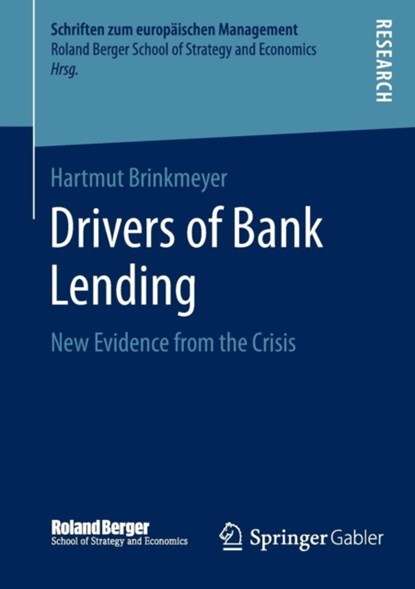 Drivers of Bank Lending, niet bekend - Paperback - 9783658071745