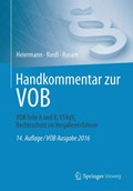 Handkommentar zur VOB | Heiermann, Wolfgang ; Kullack, Andrea ; Mansfeld, Lutz ; Bauer, Josef | 