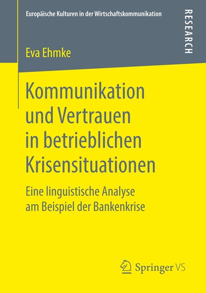Kommunikation Und Vertrauen in Betrieblichen Krisensituationen, niet bekend - Paperback - 9783658252670