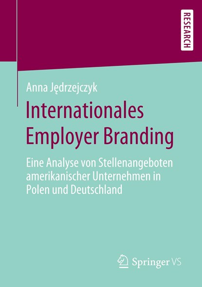 Internationales Employer Branding, Anna J&#281;drzejczyk - Paperback - 9783658290788