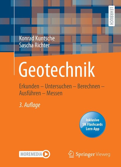 Geotechnik, Konrad Kuntsche ;  Sascha Richter - Paperback - 9783658322892