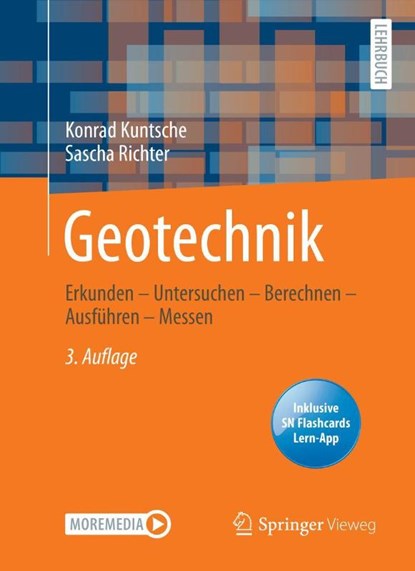 Geotechnik, Konrad Kuntsche ; Sascha Richter - Paperback - 9783658322892