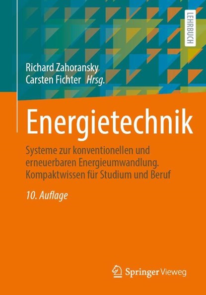 Energietechnik, Richard Zahoransky ; Carsten Fichter - Paperback - 9783658445096