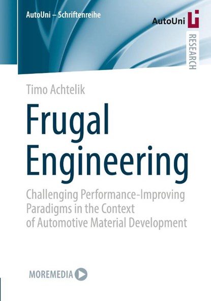 Frugal Engineering, Timo Achtelik - Paperback - 9783658487171