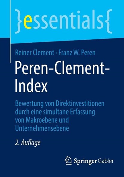 Peren-Clement-Index, Reiner Clement ; Franz W. Peren - Paperback - 9783658498641